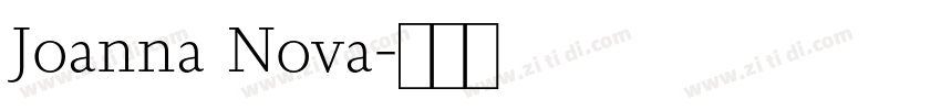 Joanna Nova字体转换
